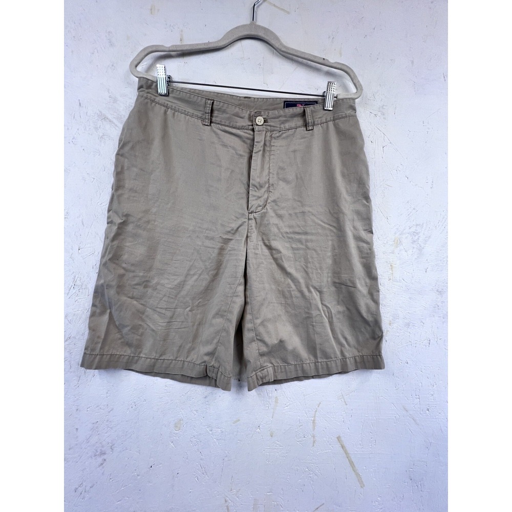 Vineyard Vines Shorts Mens 34 Beige Chino Golf Club Short